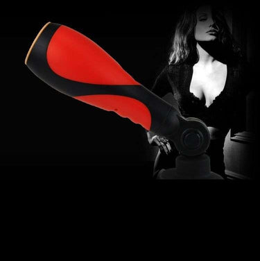 Simulatore di Sesso Orale con 30 Vibrazioni - Silicone Rosso e Nero